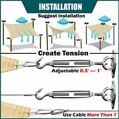 sun shade sail installation tips creating tension