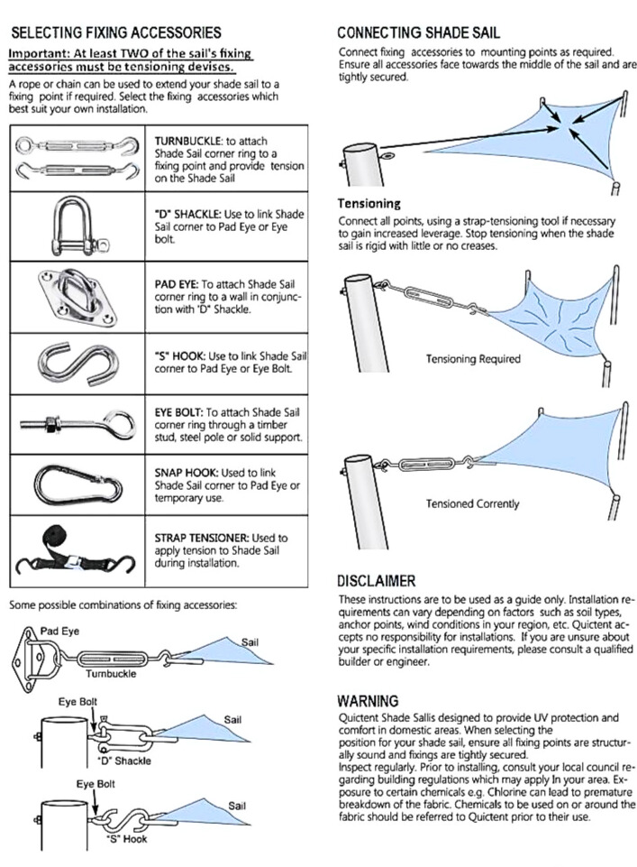 sun shade installation step by step guide